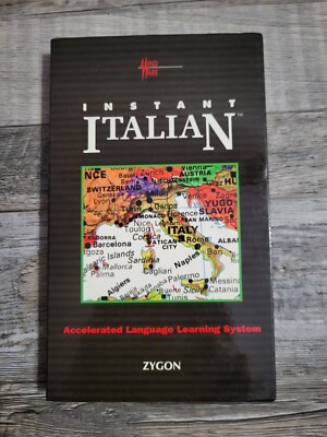 Lot Of 2 MindWare Zygon Instant Languages Italian & Spanish Cassettes