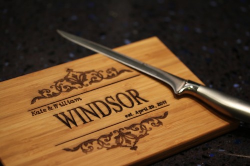 Laser Engraved Personalised Chopping Board - Picture 4 of 4