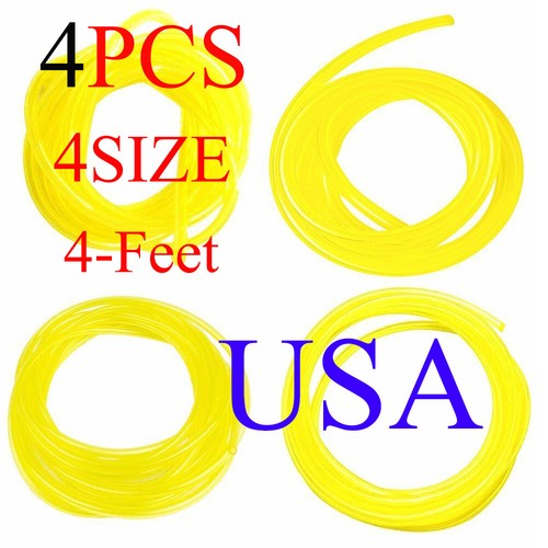 4 Sizes Fuel Line Hose Kit For Poulan Weed Eater Gas Trimmer Part Free