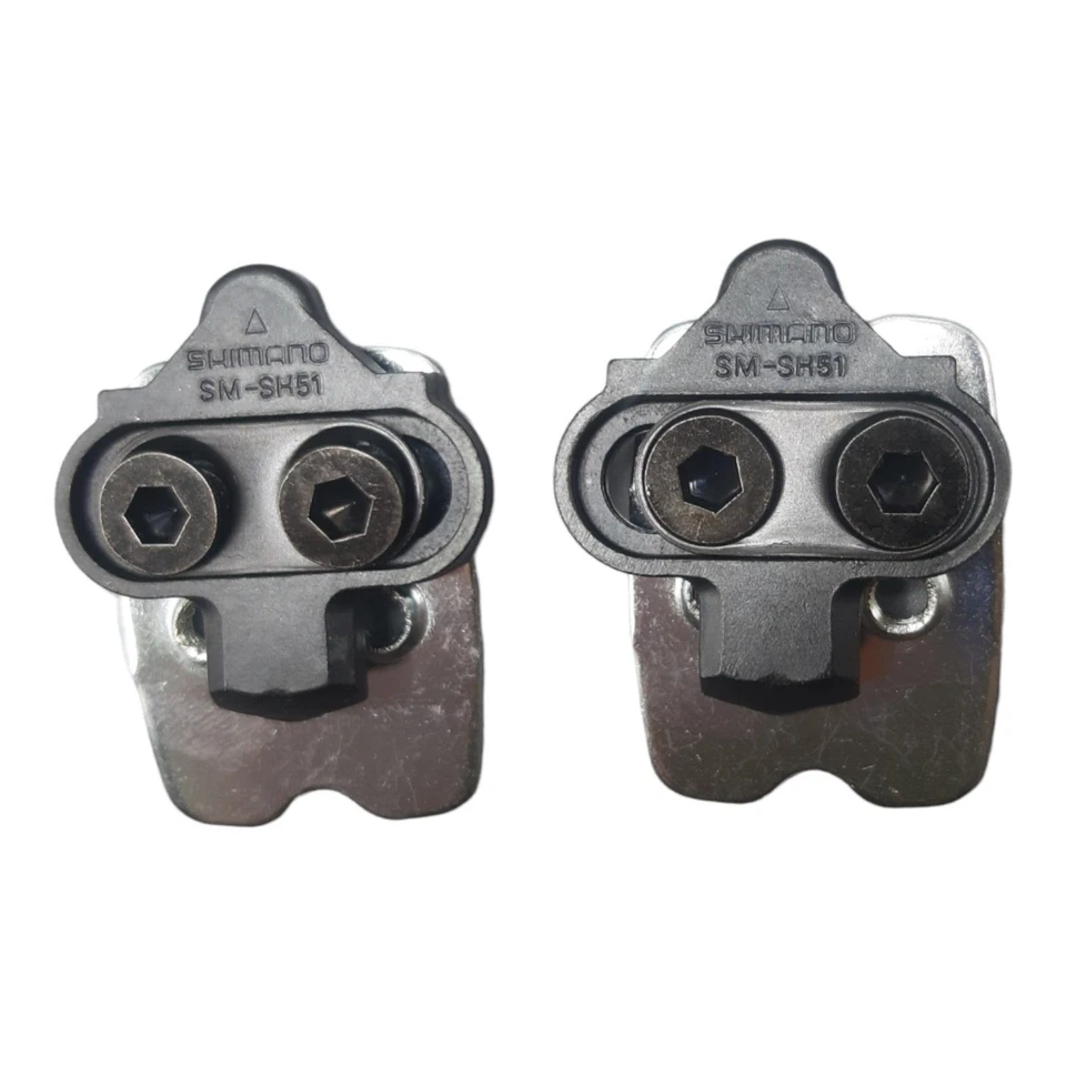 ORIGINAL Shimano SM-SH51 MIT Gegenplatte SPD Schuhplatten Pedalplatten Cleats - Bild 3 von 4