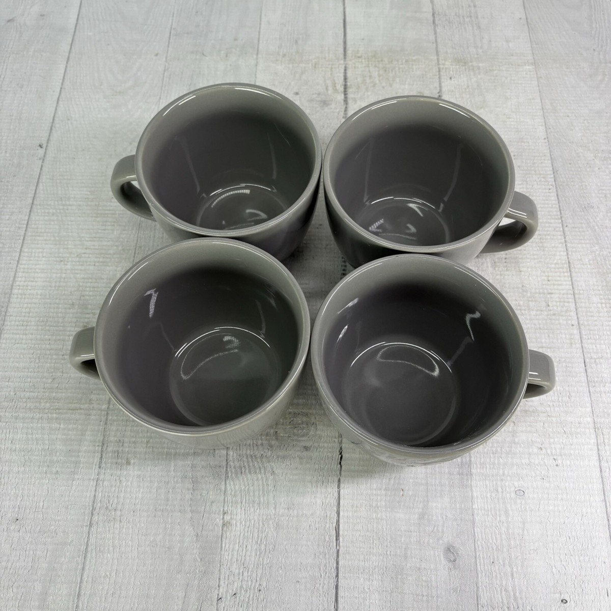 Project 62 Target AVESTA Glossy Gray Stoneware 16 oz Oversize Cups