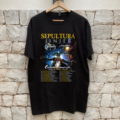 JINJER SEPULTURA Celebrating Life Through Death Tour T Shirt Full