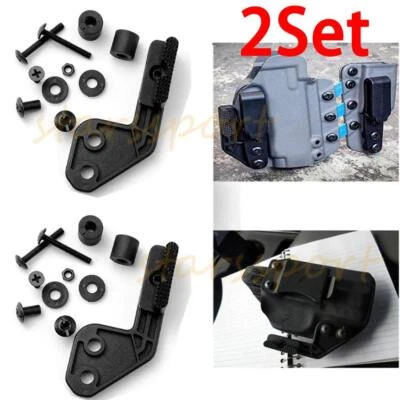 STARSSPORT 2x Gun Holster Claw Kit Mod Wing Modwing Std Attachment Concealed Carry Belt IWB