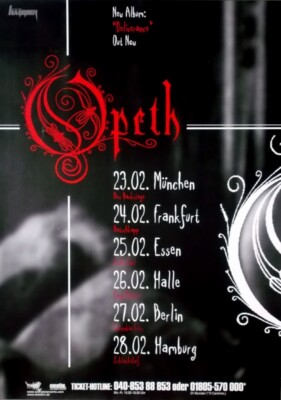 OPETH - 2002 - Plakat - In Concert - Deliverance Tour - Poster