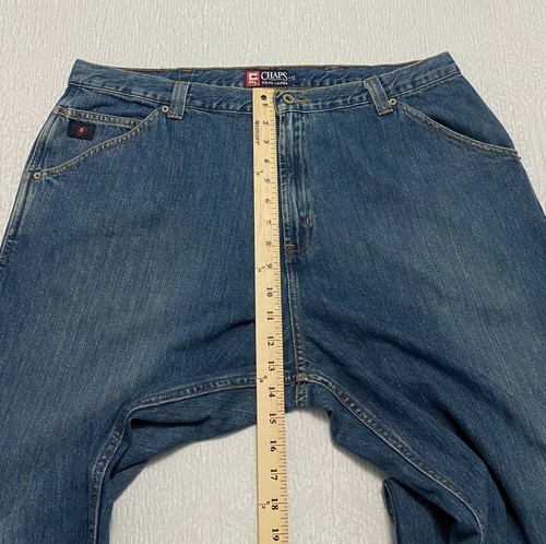 Chaps Ralph Lauren Men's Jeans 40x32 Blue Utility Work Straight - Picture 4 of 10