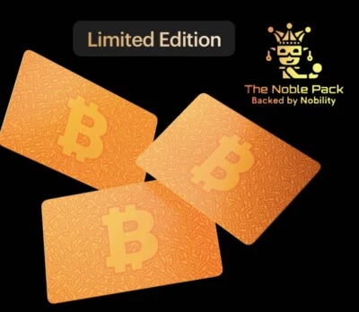 Tangem BTC LIMITED EDITION - 3 Card set Card Crypto Wallet SEALED *NEW*