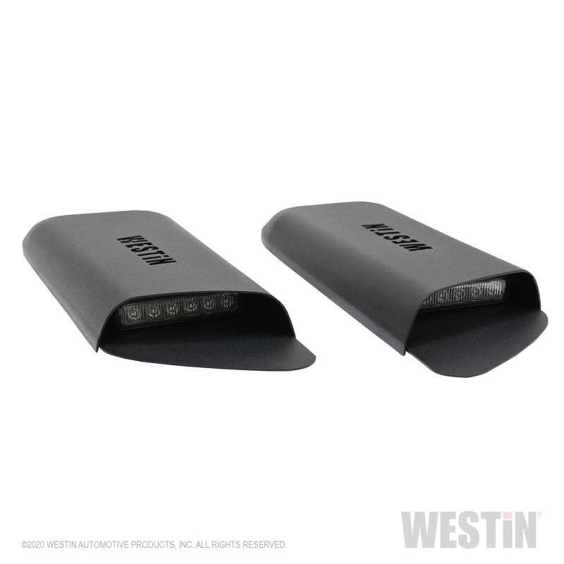 Westin se adapta a Jeep Wrangler JL 18-20 2 puertas LED capó cucharas - negro texturizado Foto 2 de 4