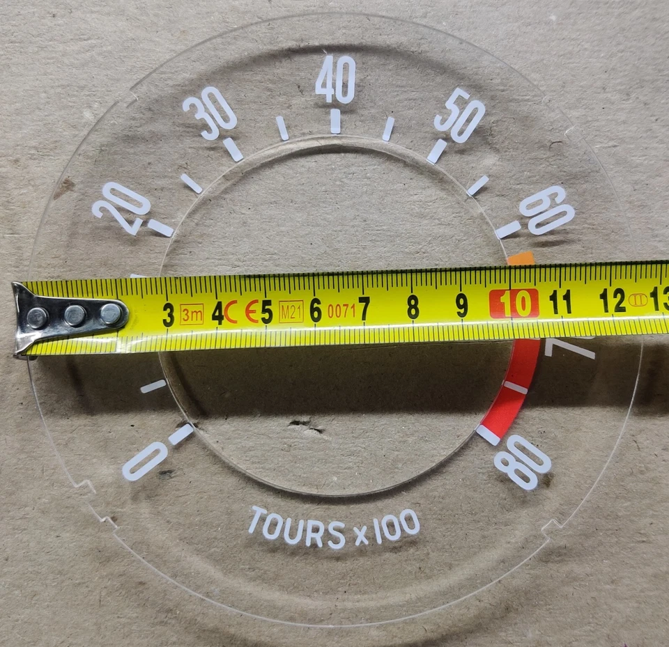 RENAULT ALPINE A110 DIAL SPEEDOMETER AND TACHOMETER - Image 3 of 3