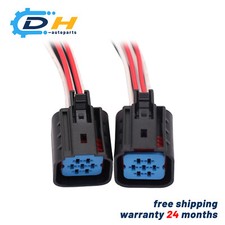 2pcs Headlight Connector Pigtail For Ford Focus Edge 2011-2014 2003-2007 Usa