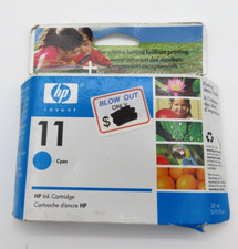HP 11 Cyan Ink cartridge Genuine HP Expired 2006