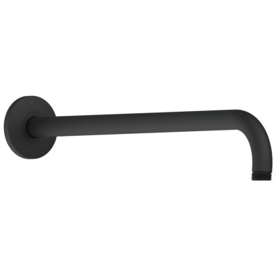 Duravit Brausearm 410 mm Schwarz Matt mit runder Rosette UV0670028046