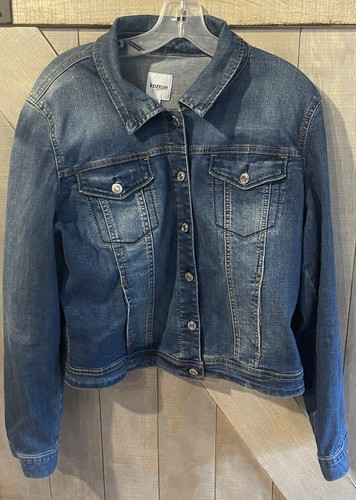 Kensie Jeans Women's Blue Jean Jacket 
