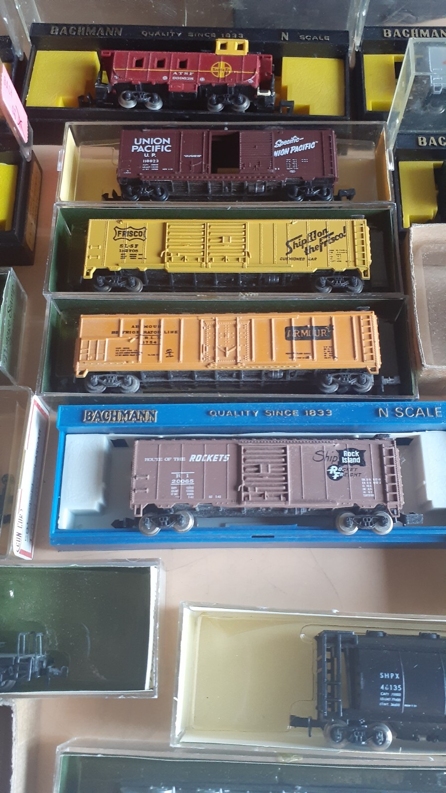 N Scale running Engines TRIX & RAPIDO ,Dummy and 21 rolling stock eBay
