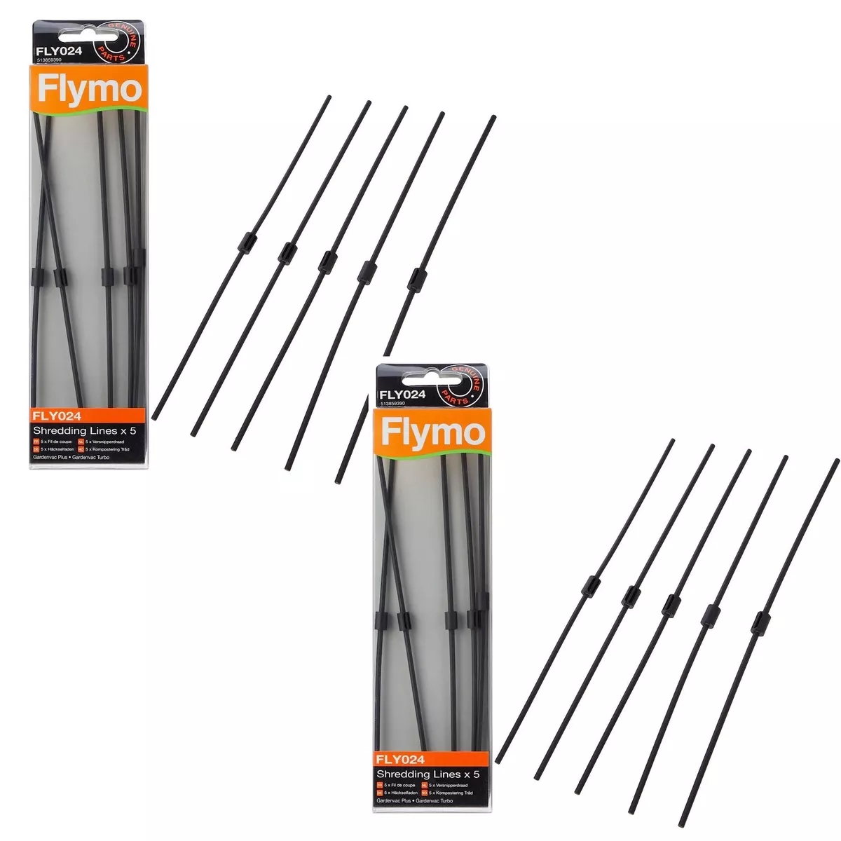 Lines Flymo Garden Vac 2200 2500 1500 1600 Leaf Blower Shredder FLY024 2 Packs