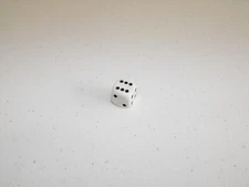 One Replacement Rounded Corner 1/2" Regular Dice Die Board Games