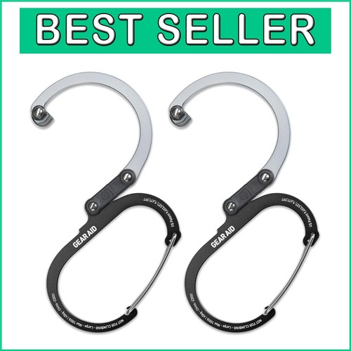 Versatile Large Carabiner with Rubber Grip - Perfect for Outdoor Adventures - 第 1/12 張圖片