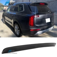 Fits 20-25 Kia Telluride IKON Middle Spoiler Trunk Wing Lip - Carbon Fiber Print