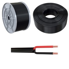 (1,60&euro;/1m) 2x1,5 mm&sup2; Rund Meterware 2 pol Kabel Litze Elektro Fahrzeugleitung