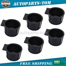6 X Console Cup Holder Insert Cc3z-2813562-aa For 2011-2016 Ford F250 Super Duty