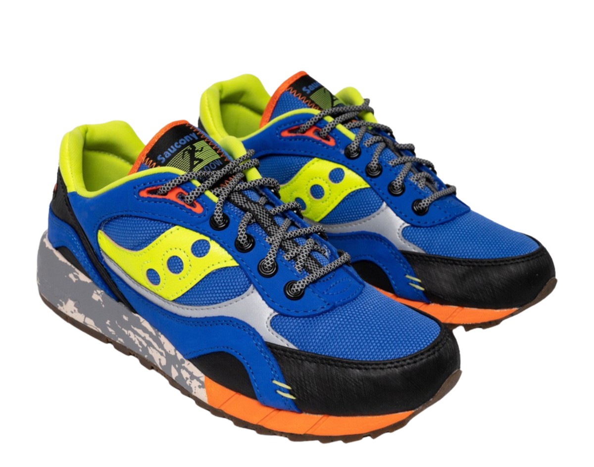 Saucony Shadow 6000 Blue Volt Orange Men\'s 7.5 Retro Running Shoes S70643-1‎ Saucony Shadow 6000 (Teal/Blue) – Rock City Kicks main image 3