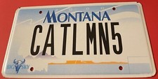 CATLMN5 Souvenir Vanity License Plate Cattle Man Montana Cattleman Rancher Farm