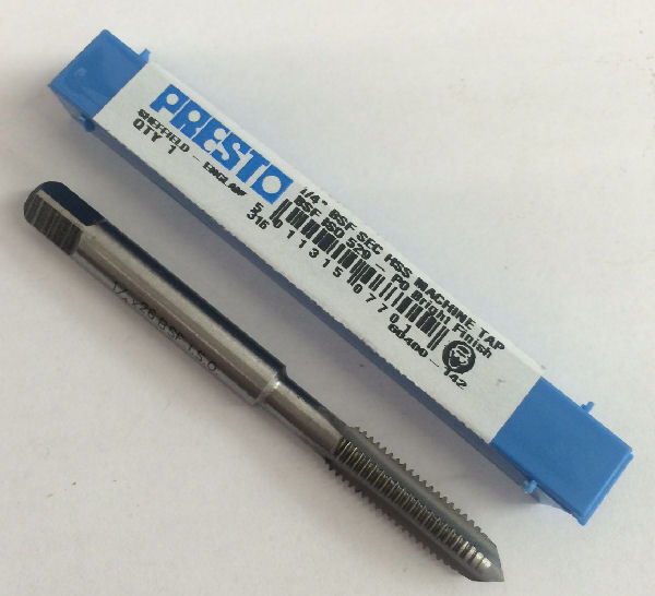 Presto BSF Taps Dies First Second Plug Taps, Split Dies & Tapping Drills eBay