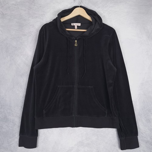 Juicy Couture tuta in velluto donna L/XL felpa con cappuccio set completo joggers - Foto 2 di 24