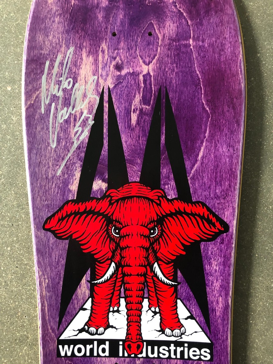 WORLD INDUSTRIES Mike vallely スケートボード New Mike Vallely Elephant On The Edge World Industries