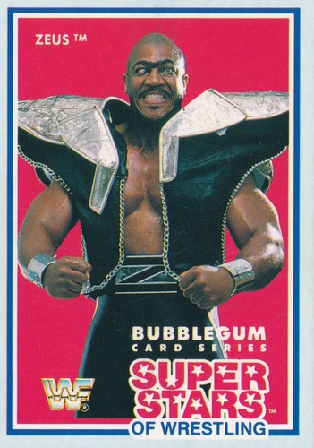 Zeus #2 1989 WWF Superstars of Wrestling Series 3 card