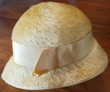 Fur Yellow Original Vintage Hats for Women for sale | eBay display picture 2