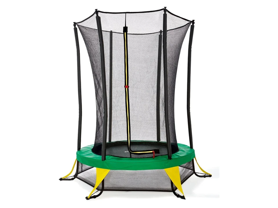 Crivit Kinder Trampolin Indoor Ø140cm Outdoor 180cm Gartentrampolin mit Netz NEU - Bild 2 von 4