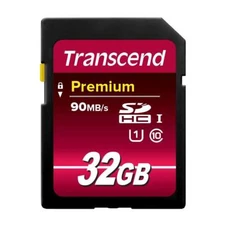Transcend 32GB SDHC Memory Card Premium Class 10 UHS-I (Updated Version: 400X)