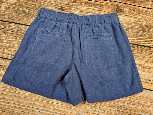 Neu mit Etikett $ 78 Lilly Pulitzer Lilo Leinenshorts XS marineblau maritim Strand Küste 4 Zoll - Bild 2 von 12