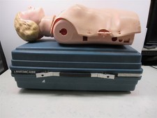 Laerdal Resusci Anne Female Torso CPR Trainer EMT Training Manikin w/ Case