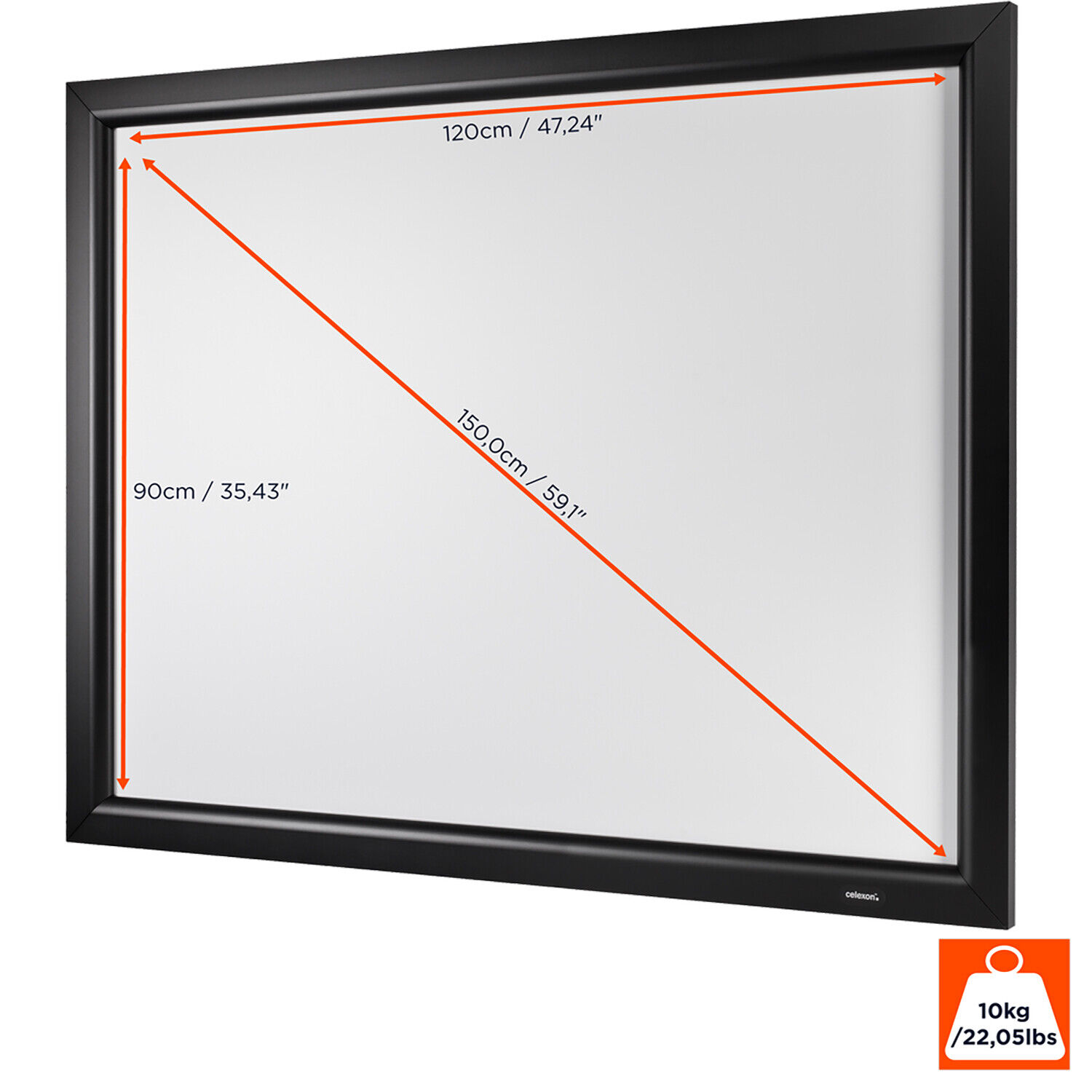 Thumbnail - Celexon Homecinema Frame 120 X 90 Cm