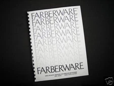 Farberware 450N 455N 455ND Broiler Rotisserie Instructions Manual & Recipes