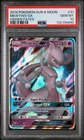 2019 POKEMON SUN & MOON HIDDEN FATES #31 MEWTWO GX PSA 10