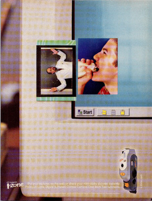 Polaroid i-zone Digital Instant Camera 1999 Vintage Magazine Print Ad