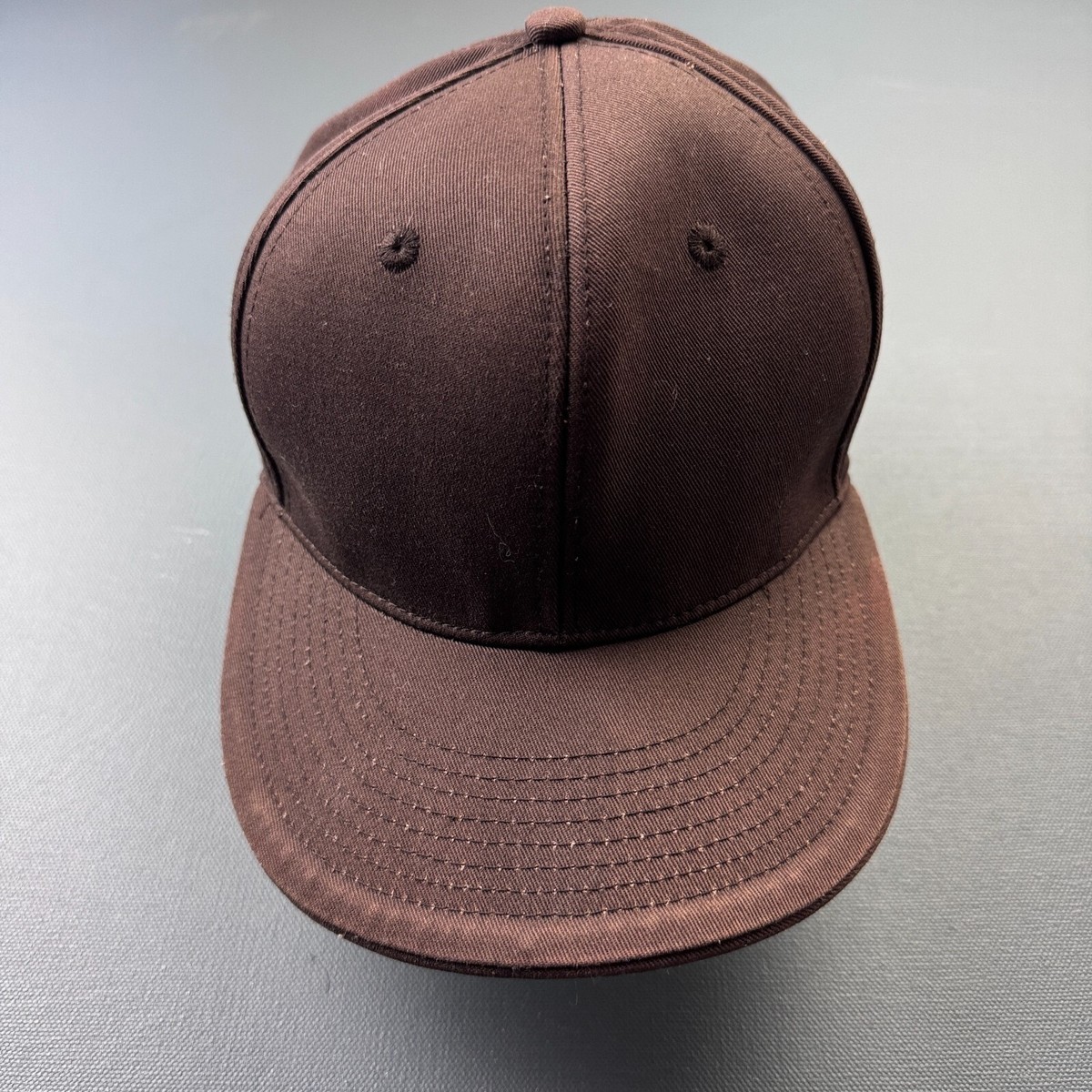 Dickies Baseball Cap Men's Small Brown Embroidered Logo Adjustable Workwear OSFA