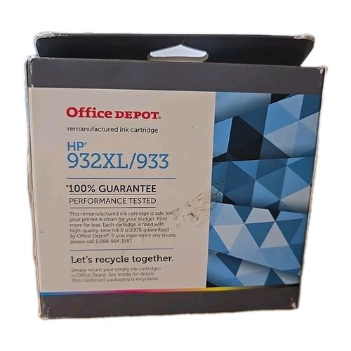HP Office Depot 932XL - Black 933 Cyan Magenta Yellow Ink Cartridges Multi Pack - Picture 2 of 4