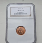 1937 Lincoln Wheat Small Cent NGC MS 66 RD Philadelphia Uncirculated