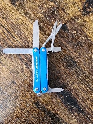 Leatherman 831195 Squirt PS4 Multi Tool - Blue (Retired) USA