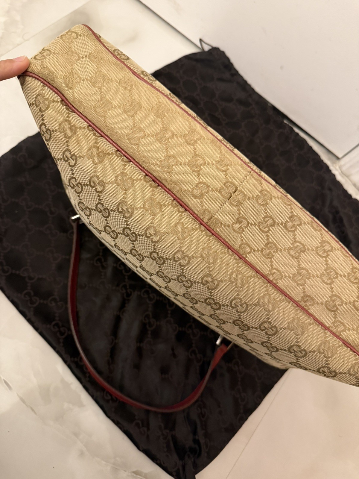 Authentic Vintage Gucci Eclipse Shoulder Bag - image 2