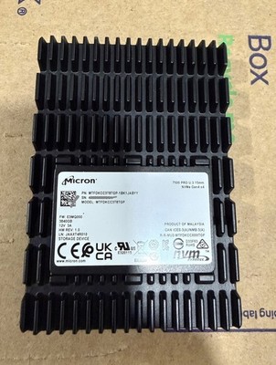 MTFDKCC3T8TGP-1BK1DABYY Micron 7500 Pro 3.84TB TLC PCI-E NVMe 2.5  SSD tested