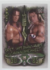 2018 Topps WWE Slam Attax Live India Rivals Bret Hart Shawn Michaels #76 07oj