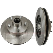 11 Plain Brake Rotors Pair 5 X 4.75 Bolt Pattern For 1975-1980 Ford Granada