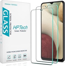2 2 Pack Screen Protector Camera Lens Protector for Samsung Galaxy A12, Anti-S