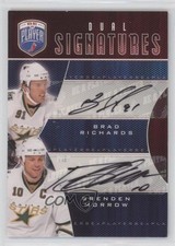 2009 Be a Player Dual Signatures Brenden Morrow Brad Richards Brendan Auto i9i
