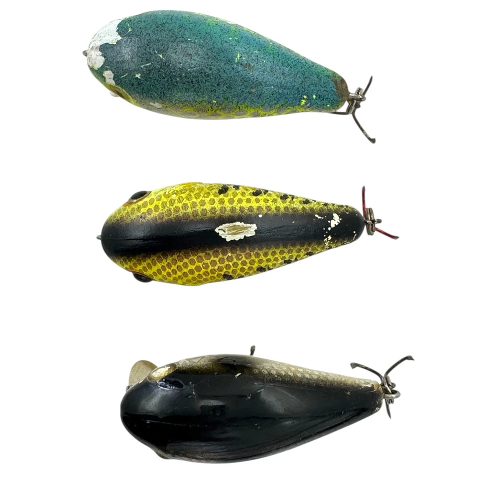 FISHERS • MANN'S BAIT COMPANY BABY 1- Vintage Fishing Lure • PAINTER LOT x3 - Image 3 of 4