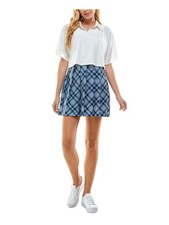 KINGSTON GREY Womens Short Dress Unlined Short Sleeve Collard Polo Style